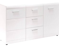 Germania Dressoir Adana - L144 x B40 x H86 cm - Wit
