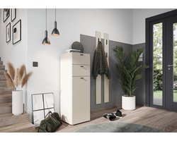 Germania Lavos Schoenenkast 1-Deur en 2-Lades Cashmere