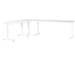 Germania Mailand Wit Zit Sta Hoekbureau 240 x 220 cm