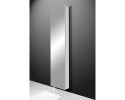Germania Schoenenkast - L50 x B18 x H195 cm - Wit