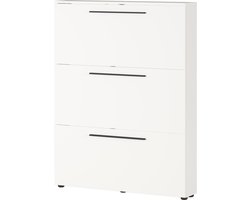 Germania Utah Schoenenkast 3 Kleppen Wit