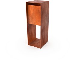 Geroba brievenbus Carta cortenstaal - 300x400x1000 mm