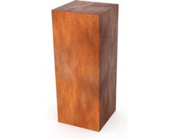 Geroba Cortenstaal - Volle Sokkel 40x40x100cm (lxbxh)