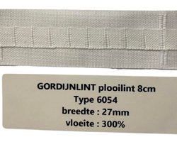 Gerster Gordijnband - Gordijnlint type 6054 - Breedte 27 mm - Prijs per 10 m