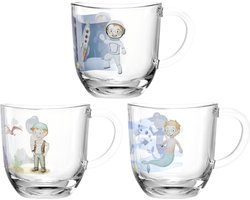 Geschenkset Avventura Kinderglazen 280 ml assorti - set van 6 stuks