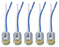 Geschikt voor 1156 Lampfitting, 1156 Metalen Rubberen Lampfitting, 10 Stuks, 1156 Lampfittingen, Led Richtingaanwijzer Lichthouder met Harnas 3.5 Inch Dc 12Vible