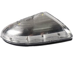 Geschikt voor Auto achteruitkijkspiegel richtingaanwijzerlicht ABS wit linker zijspiegel richtingaanwijzerlicht 68064948AA Vervanging voor Dodge RAM 1500 2500 2009-2014 LED signaalspiegellamp