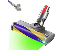 Geschikt voor Dyson V15 V11 V10 V8 V7 Stofzuiger Stofdetector, Vervangend Accessoire voor Zachte Rolborstel voor Hardhouten Vloeren met Optisch Groen Licht - Verbeterd Vermogen, Snelheid en Levensduur