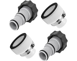 Geschikt voor INTEX filterpomp aansluiting, 1,25 inch tot 1,5 inch slangomzetteradapter, slangadapter, drainadapterset-Stijl 1