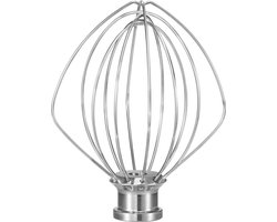 Geschikt voor KitchenAid staande mixer garde accessoire, roestvrijstalen eier- en melkmixer, bloem-, cake- en mayonaisemixer.