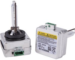 Geschikt voor Xenon vervangt de gloeilamp, heeft een levensduur van 3.500 uur, is waterdicht en heeft een helderheid tot 350%.