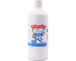 Gesso wit 500 ML - Mat Primer finish 500 ML - Matte finish Primer Universeel 500 ML - Gesso White