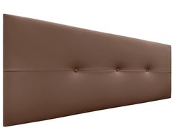Gestoffeerd Hoofdbord van Kunstleer voor Slaapkamer - Luxe Hoofdeinde 160 x 50 cm
