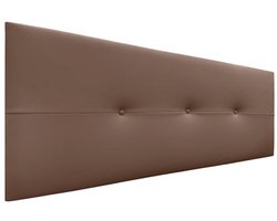 Gestoffeerd Hoofdbord van Kunstleer voor Slaapkamer - Luxe Hoofdeinde 160 x 50 cm