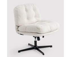 Gestoffeerde draaibare stoel met kantelfunctie voor woonkamer en kantoor
