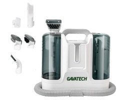 Gestoffeerde en tapijtstofzuiger met krachtige reiniger voor kussens, tapijten, banken en meubels - 6 accessoires