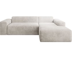 Gestoffeerde Hoekbank Vals Rechts - 250 x 183 x 71 cm - Beige
