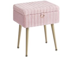 Gestoffeerde kaptafelstoel – Met opbergruimte