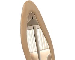 Gestoffeerde Passpiegel Suede Velvet - 60x160 cm - Taupe