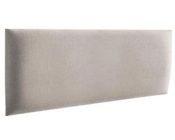 Gestoffeerde wandpanelen | 3D schuim panelen voor wanddecoratie | Wandkussen als hoofdbord | Beige 30 x 15 cm