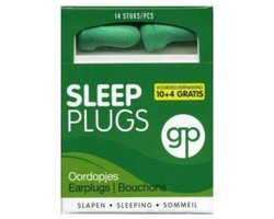 Get Plugged Sleep Plugs Oordoppen - 34dB - Groen - 7 paar