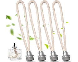 Geurbrander lont met steentje - Olielamp - 2 Stuks - geschikt voor elke grote geurlamp/geurbrander - 18CM lang