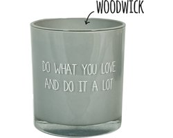 Geurkaars Do what you love woodwick