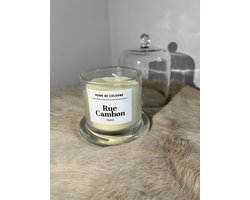 Geurkaars met Stolp – Rue Cambon, Paris  | Viva Femme | Kaarsen | Decoratie | Cadeau