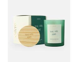 Geurkaars 'you are fire' - De Beste Mama - Omdat je het verdient - De Liefste Mama - Cadeauset - Moederdag - Geschenk - Cadeau - Zen - Zelfliefde - Moment van Rust - Me-time - Badkamer - Geschenk - Set - Cadeau - Inspiratie