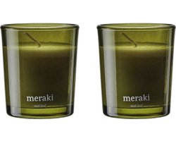 Geurkaarsen set Oud Leaf klein