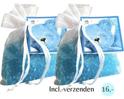 Geurparels 2x 'Boles d'olor Kukette Soft' - Inclusief verzenden - Geurkorrels - Geurzakje - Geurbuiltjes - Geurbuiltje - Geurverfrisser - Luchtverfrisser - Verfrisser - Parfum - Frisse geur - Hanger - Kledingkast - Kleding - Kast - Blauw