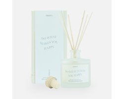 Geurstokjes 'do what makes you happy' - Parfum - De Beste Mama - Omdat je het verdient - De Liefste Mama - Cadeauset - Moederdag - Geschenk - Cadeau - Zen - Zelfliefde - Moment van Rust - Me-time - Badkamer - Geschenk - Set - Cadeau - Inspiratie