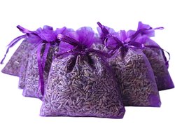 Geurzakjes Kledingkast - Paars - (10x6 gr) - Bonheur de Provence® - Lavendel geurzakjes - Biologische lavendel uit de Provence