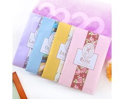 Geurzakjes voor Kast, Auto & Huis – 2+1 Gratis (3 Stuks) – Tegen Muffe Geur – Milieuvriendelijke Aroma Sachets – Lavender, Lily & Ocean