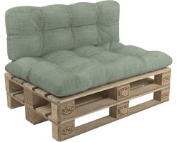 Gewatteerd Palletkussen Set voor Europallets - Kussens voor Tuinbank en Terras
