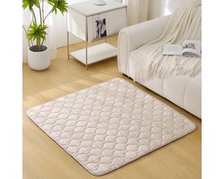 Gewatteerde Baby Kruipdeken 127 cm, Hygge – Extra dikke 1,5 cm zachte Baby Kruipmat – Baby Speelmat met antislip onderzijde voor Kruipen, Box – Machinewasbare Baby Speelkleed, Babykruipmat, kinderkamertapijt