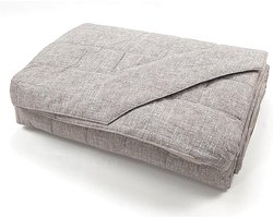 Gewatteerde Sprei - Bedsprei Dekbed - Slaapkamer Aankleden - Puur Katoen - 270x270 cm - Steen