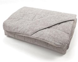 Gewatteerde Sprei - Bedsprei Dekbed - Slaapkamer Decoratie - Steen Patroon - 270 x 270 cm - Grijs