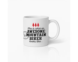 Geweldige Mountainbiker Mok - Grappige Fiets Koffiekop Voor Mountainbike Liefhebbers - Ideaal Cadeau Voor Bikers