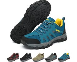 Geweo Wandelschoenen Dames Waterdicht - Outdoorschoenen Heren Waterproof- Outdoor Antislip Outdoorschoenen Unisex - Extra Comfort - Blauw - Maat 44