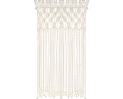 Geweven macrame wandbehang - boho wandtapijt gordijn - deurgordijn voor boho-decoratie - achtergrond wanddecoratie - kamer wandtapijt - 74 x 203 cm