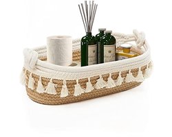 Geweven opbergmand voor boho-decoratie, veelzijdige manden voor slaapkamer, kinderkamer, woonkamer en entree