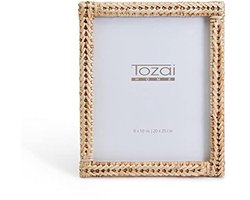 Geweven Rotan Fotolijst 8" x 10" - Natuurlijke Afwerking