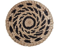 Geweven Wandmanden - Rotan Decoratie - Wanddecoratie - Handgemaakt Natuurlijk Materiaal - 20 cm Diameter - Natuurlijk