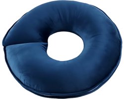 Gezichtskussen Hoofd - Kussen Met Gat Voor Massage - Blauw Hoofdkussen