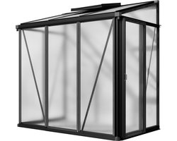 GFP Muurkas Flora 22 - aluminium - 137x132 cm - 16 mm polycarbonaat panelen