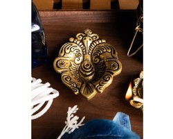 Ghee Lamp Ganesha Messing