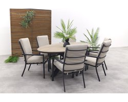 GI Sergio / Edison 220 x 115 cm. tafel - ovale tuinset