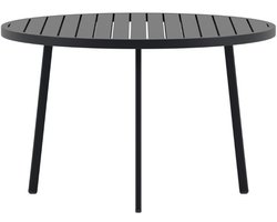 Giardini tuintafel Ø120cm zwart.