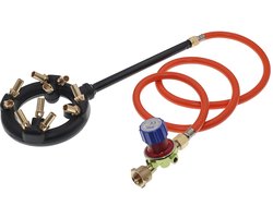 Gietijzeren branderset - 41000 BTU - geschikt voor open haard - 1 stuk